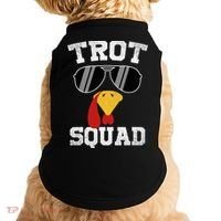 Running Turkey Sunglasses Trot Squad Thanksgiving Doggie Tank thumb 0