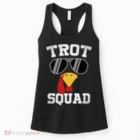 Running Turkey Sunglasses Trot Squad Thanksgiving Women's Tank Top thumb 0