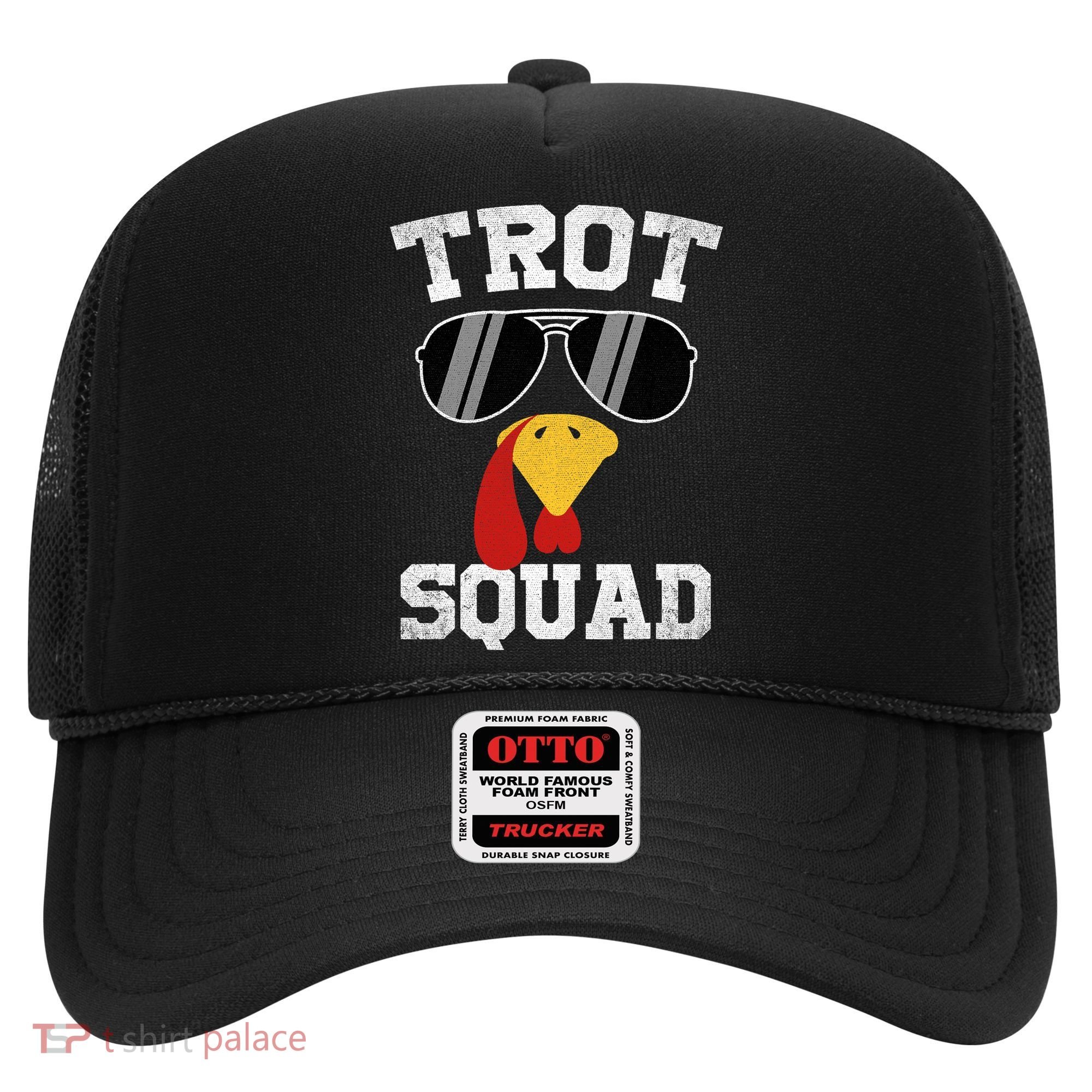 Running Turkey Sunglasses Trot Squad Thanksgiving Hat