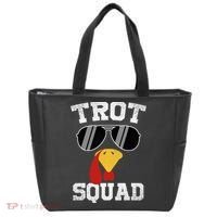 Running Turkey Sunglasses Trot Squad Thanksgiving Tote Bag thumb 0