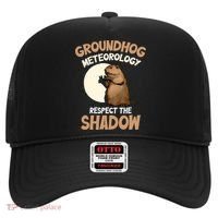 Respect The Shadow Meteorology Funny Groundhog Day Hat thumb 0