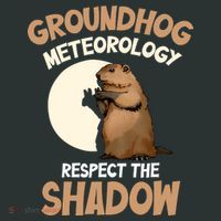 Respect The Shadow Meteorology Funny Groundhog Day Infant Baby Jersey Bodysuit thumb 2