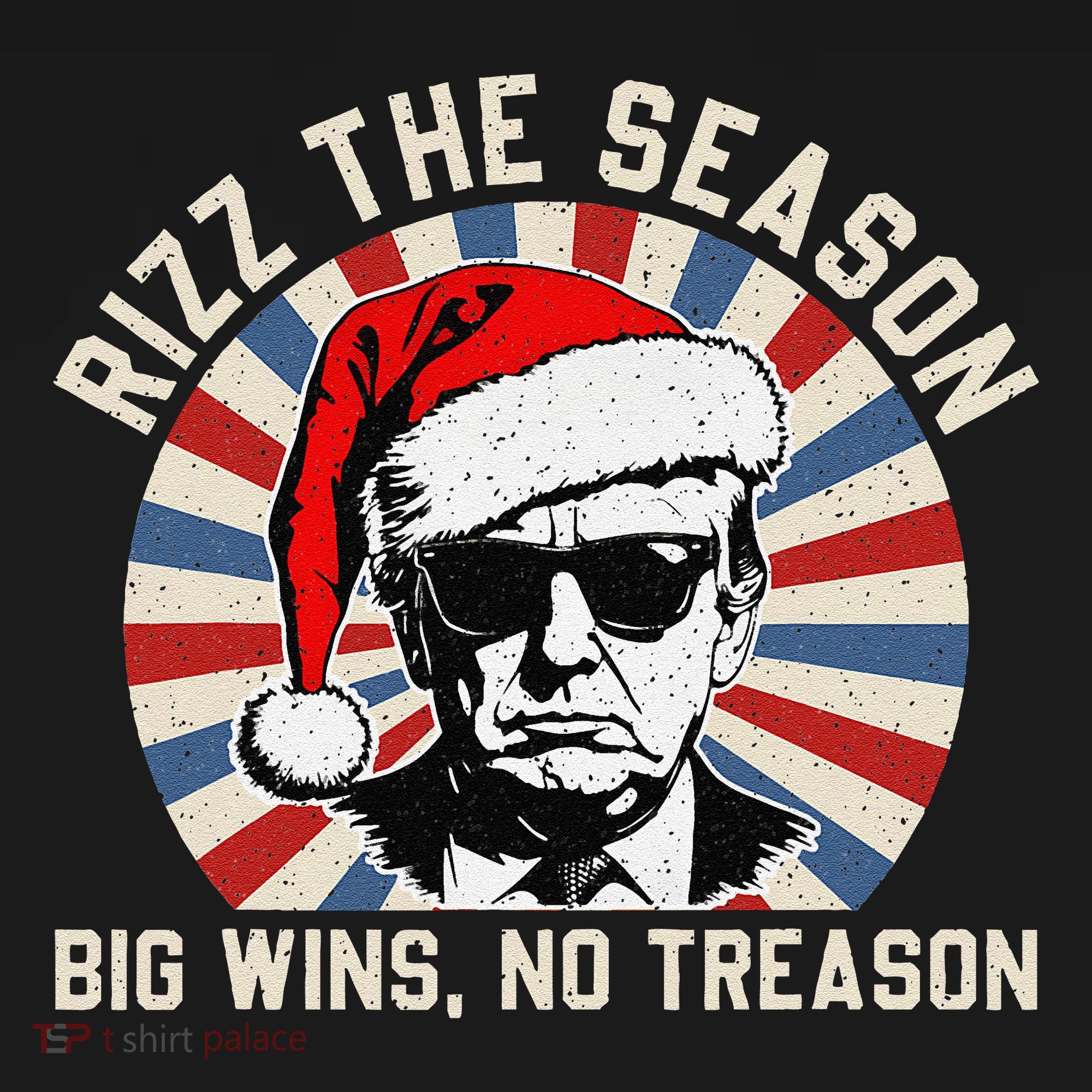 Rizz The Season Big Wins No Treason Political Humor Sarcasm Women's Tank Top