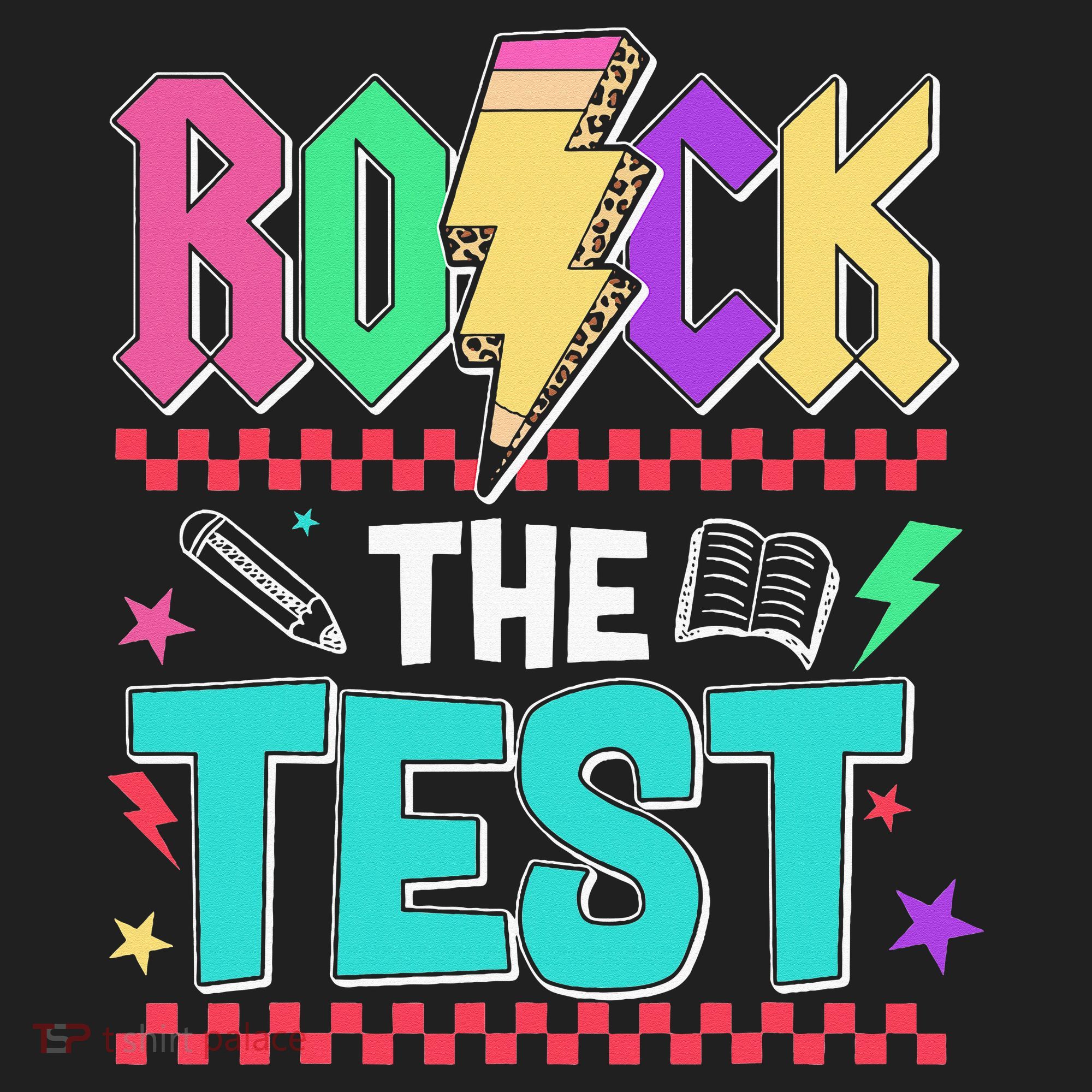 Rock The Test Testing Day Teacher Student Women's Sweatshirt