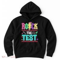 Rock The Test Testing Day Teacher Student Hoodie thumb 0