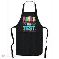 Rock The Test Testing Day Teacher Student Apron thumb 0