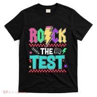 Rock The Test Testing Day Teacher Student T-Shirt thumb 0