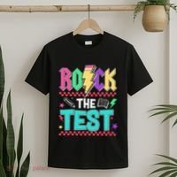 Rock The Test Testing Day Teacher Student T-Shirt thumb 2
