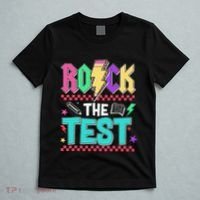 Rock The Test Testing Day Teacher Student T-Shirt thumb 5