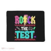Rock The Test Testing Day Teacher Student Mousepad thumb 0