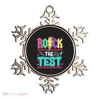 Rock The Test Testing Day Teacher Student Ornament thumb 0