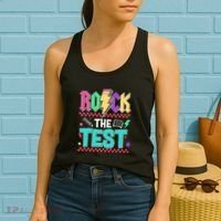 Rock The Test Testing Day Teacher Student Women's Tank Top thumb 2