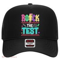 Rock The Test Testing Day Teacher Student Hat thumb 0