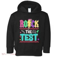 Rock The Test Testing Day Teacher Student Toddler Hoodie thumb 0