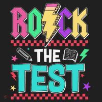 Rock The Test Testing Day Teacher Student Golf Towel thumb 3
