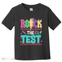 Rock The Test Testing Day Teacher Student Toddler T-Shirt thumb 0