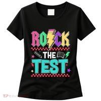 Rock The Test Testing Day Teacher Student Women's T-Shirt thumb 0