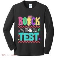 Rock The Test Testing Day Teacher Student Kids Long Sleeve Shirt thumb 0