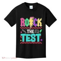 Rock The Test Testing Day Teacher Student Kids T-Shirt thumb 0