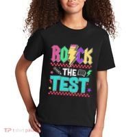 Rock The Test Testing Day Teacher Student Kids T-Shirt thumb 2