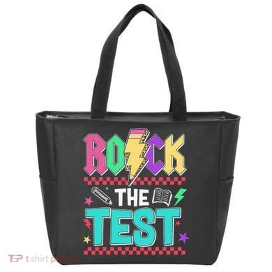 Rock The Test Testing Day Teacher Student Tote Bag