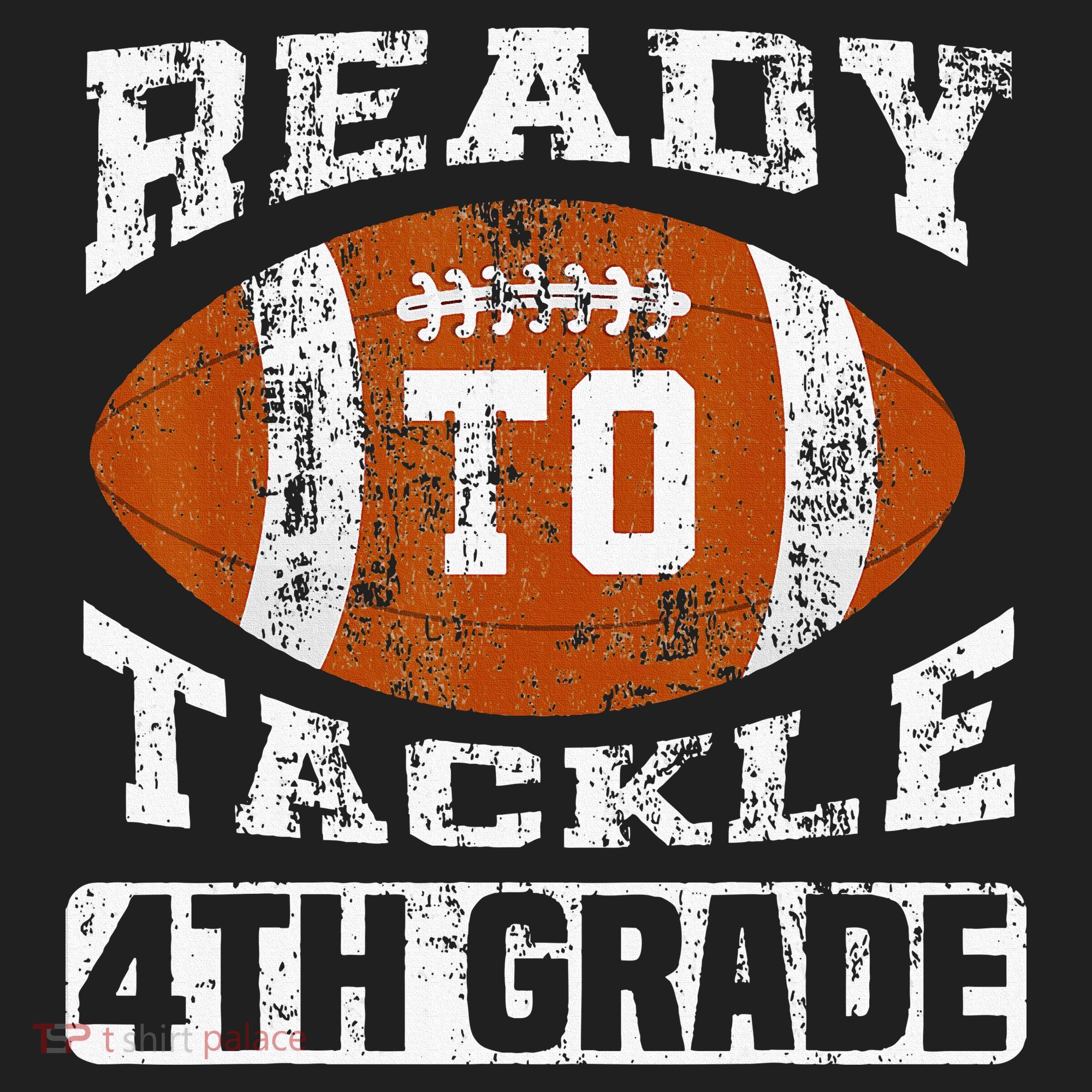 Ready To Tackle 4th Fourth Grade Football First Day School Women's Sweatshirt