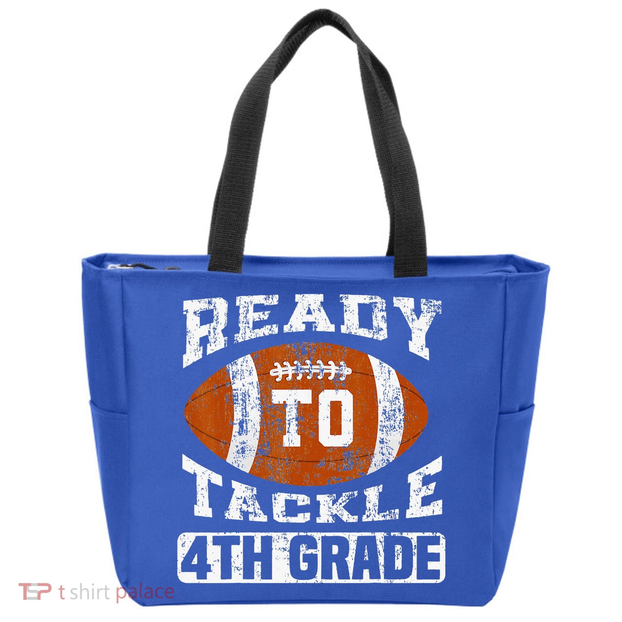 Ready To Tackle 4th Fourth Grade Football First Day School Tote Bag