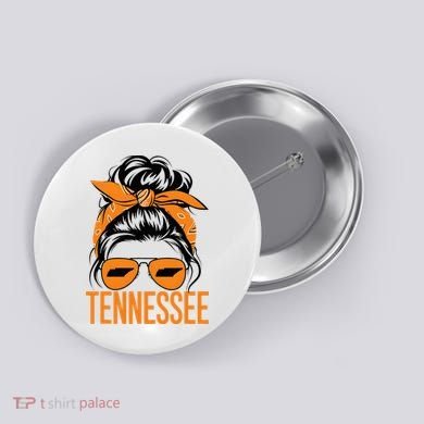 Retro Tennessee Throwback Vintage Style Classic Button