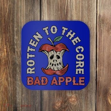Rotten To The Core Bad Apple Coaster
