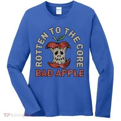 Rotten To The Core Bad Apple Women's Long Sleeve Shirt