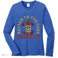 Rotten To The Core Bad Apple Women's Long Sleeve Shirt thumb 0
