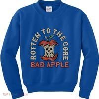 Rotten To The Core Bad Apple Kids Sweatshirt thumb 0