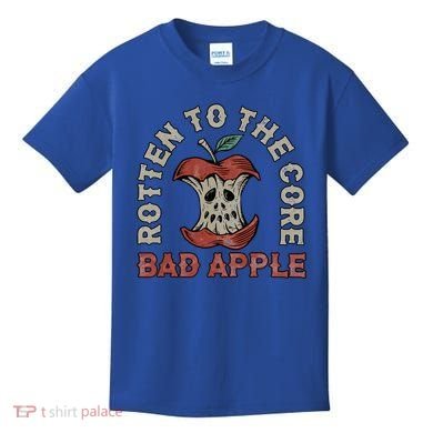 Rotten To The Core Bad Apple Kids T-Shirt
