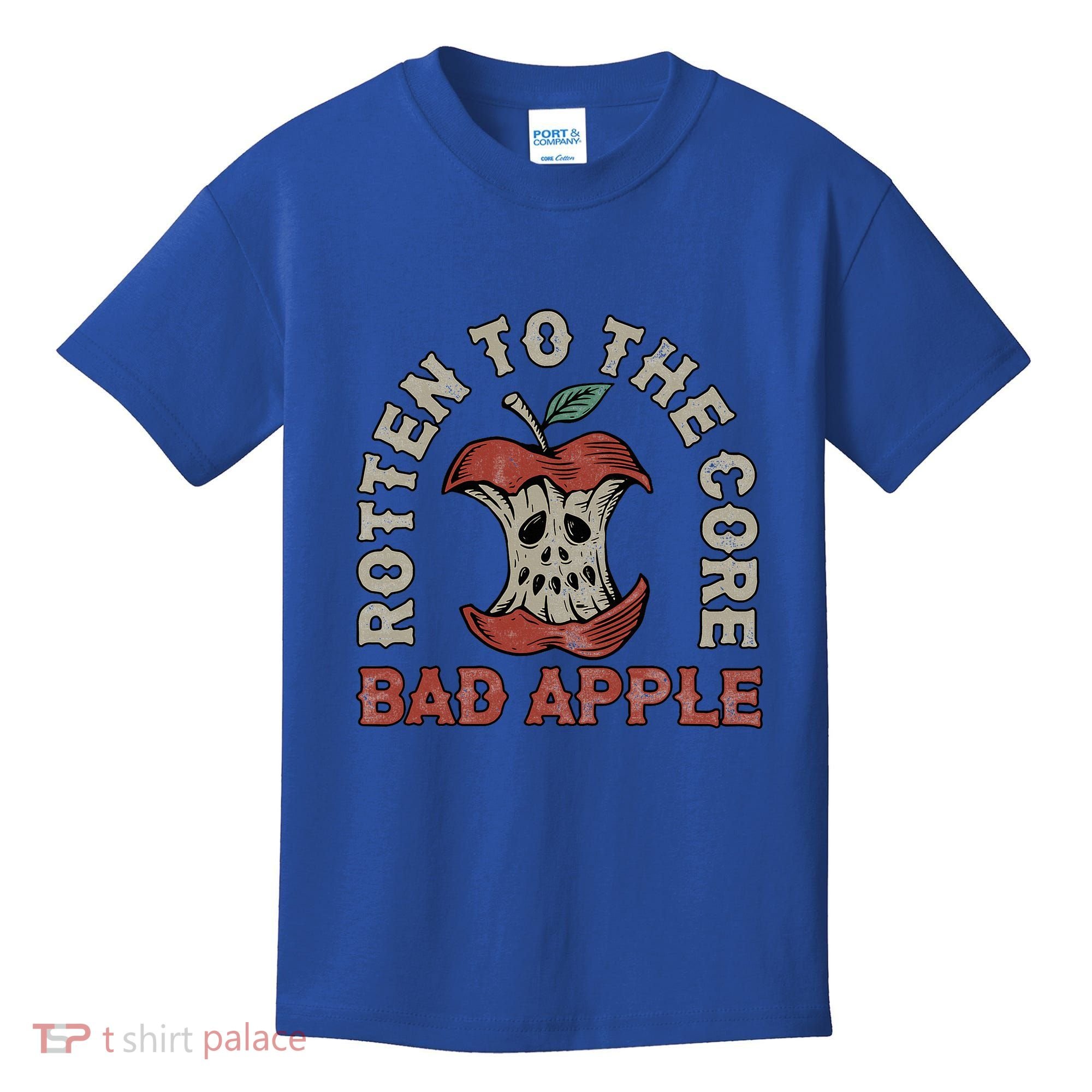 Rotten To The Core Bad Apple Kids T-Shirt