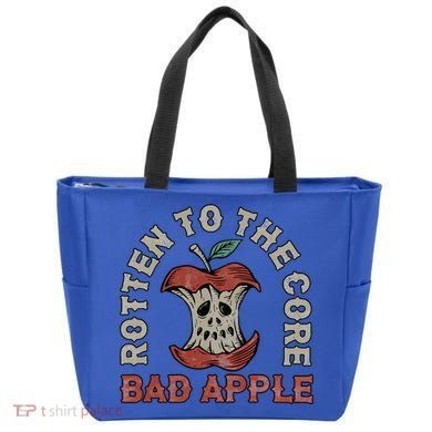 Rotten To The Core Bad Apple Tote Bag