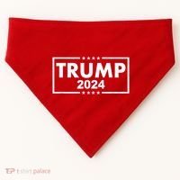 Red Trump Trump 2024 Take America Back Election Red USA-Made Doggie Bandana thumb 0