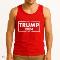 Red Trump Trump 2024 Take America Back Election Red Tank Top thumb 3