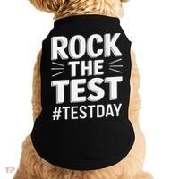 Rock The Test Encouragement Apparel For Teachers And Doggie Tank thumb 0