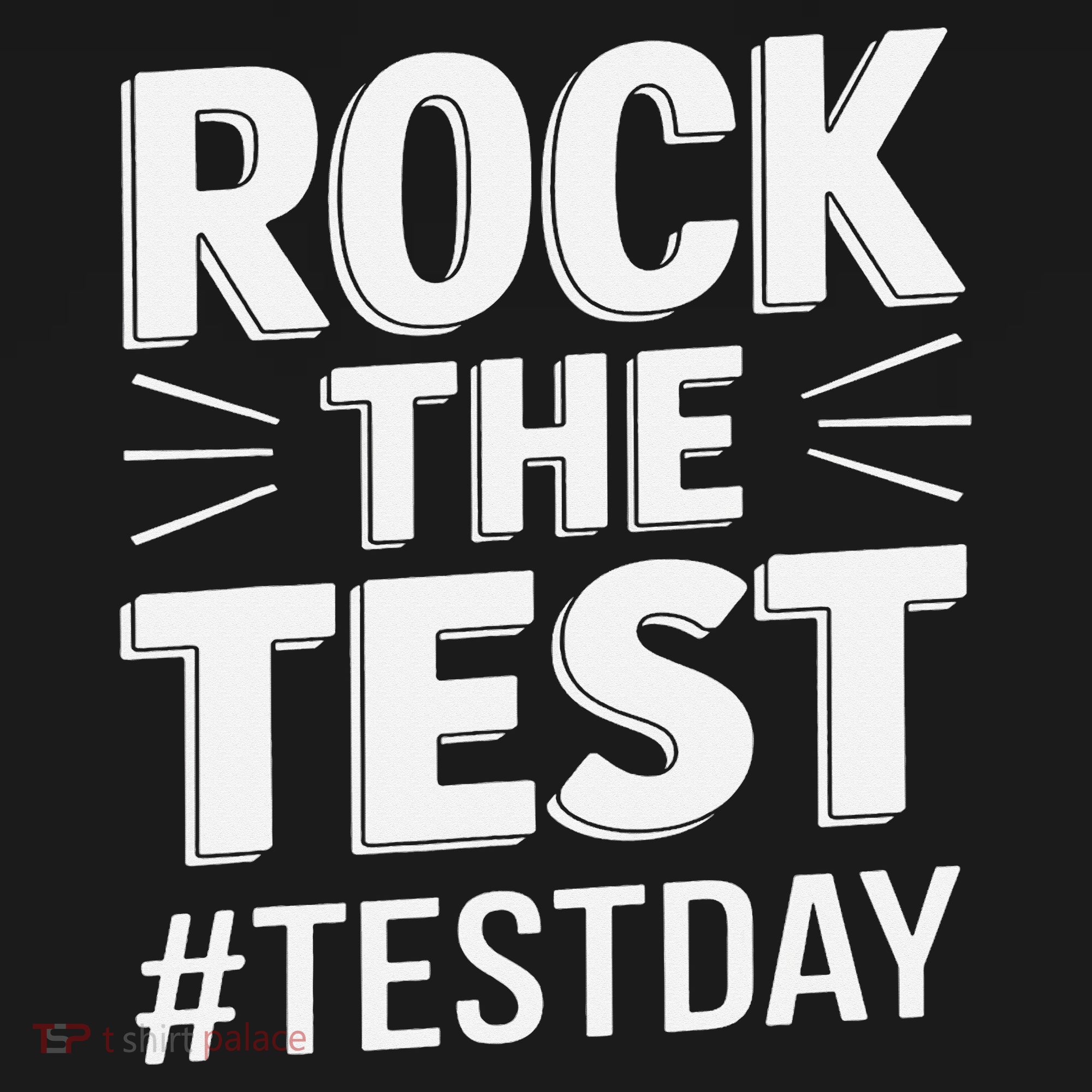 Rock The Test Encouragement Apparel For Teachers And Women's Hoodie