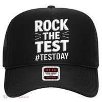 Rock The Test Encouragement Apparel For Teachers And Hat thumb 0