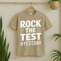 Rock The Test Encouragement Apparel For Teachers And T-Shirt thumb 2