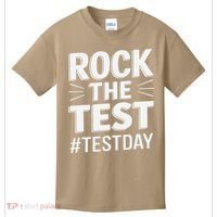 Rock The Test Encouragement Apparel For Teachers And Kids T-Shirt thumb 0