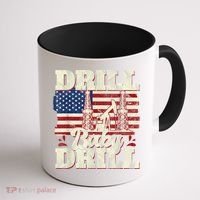 Red Trump Trump 2024 Drill Baby Drill Election Red Coffee Mug thumb 1