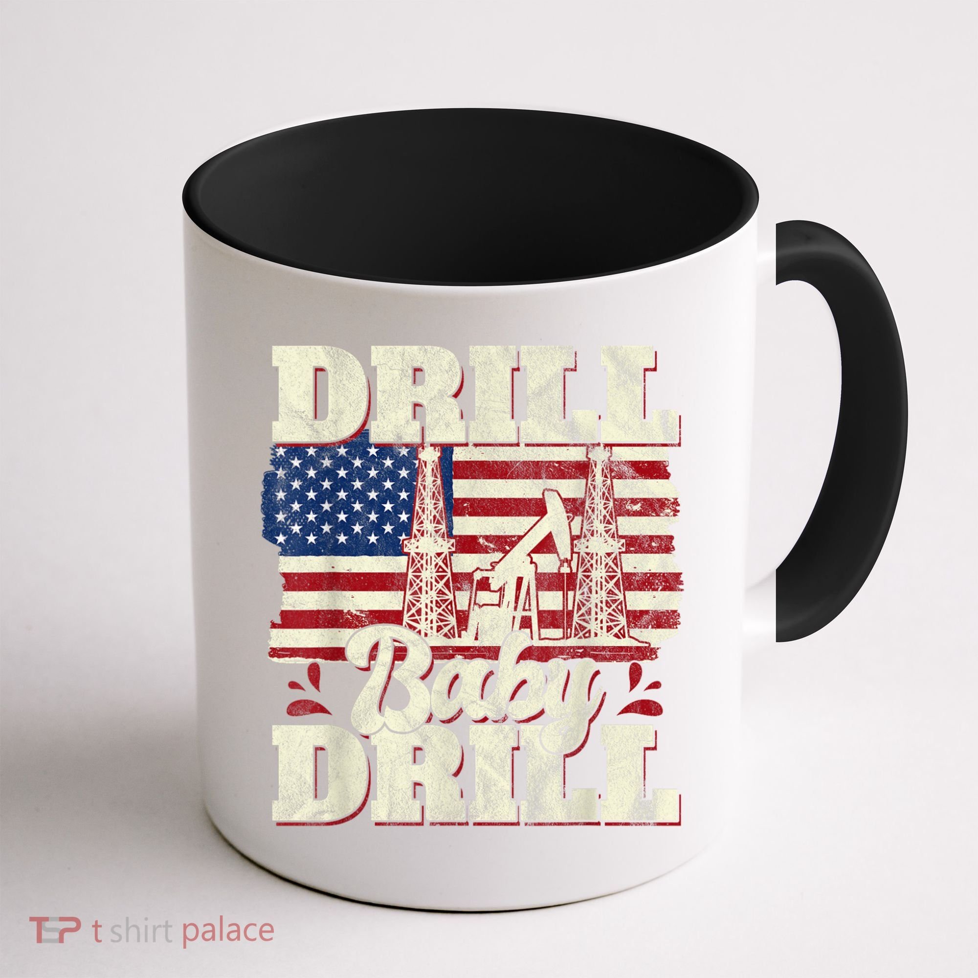 Red Trump Trump 2024 Drill Baby Drill Election Red Coffee Mug