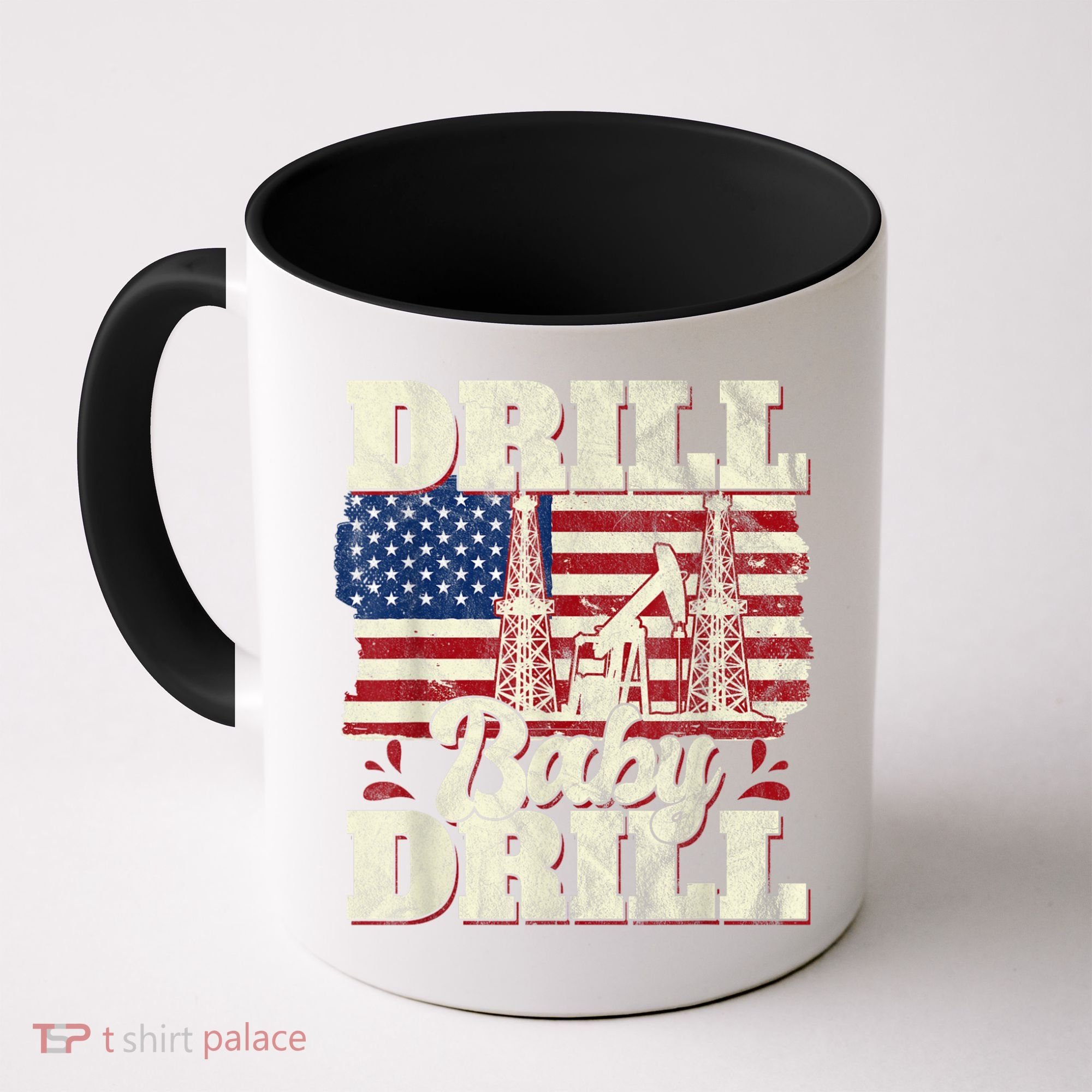 Red Trump Trump 2024 Drill Baby Drill Election Red Coffee Mug