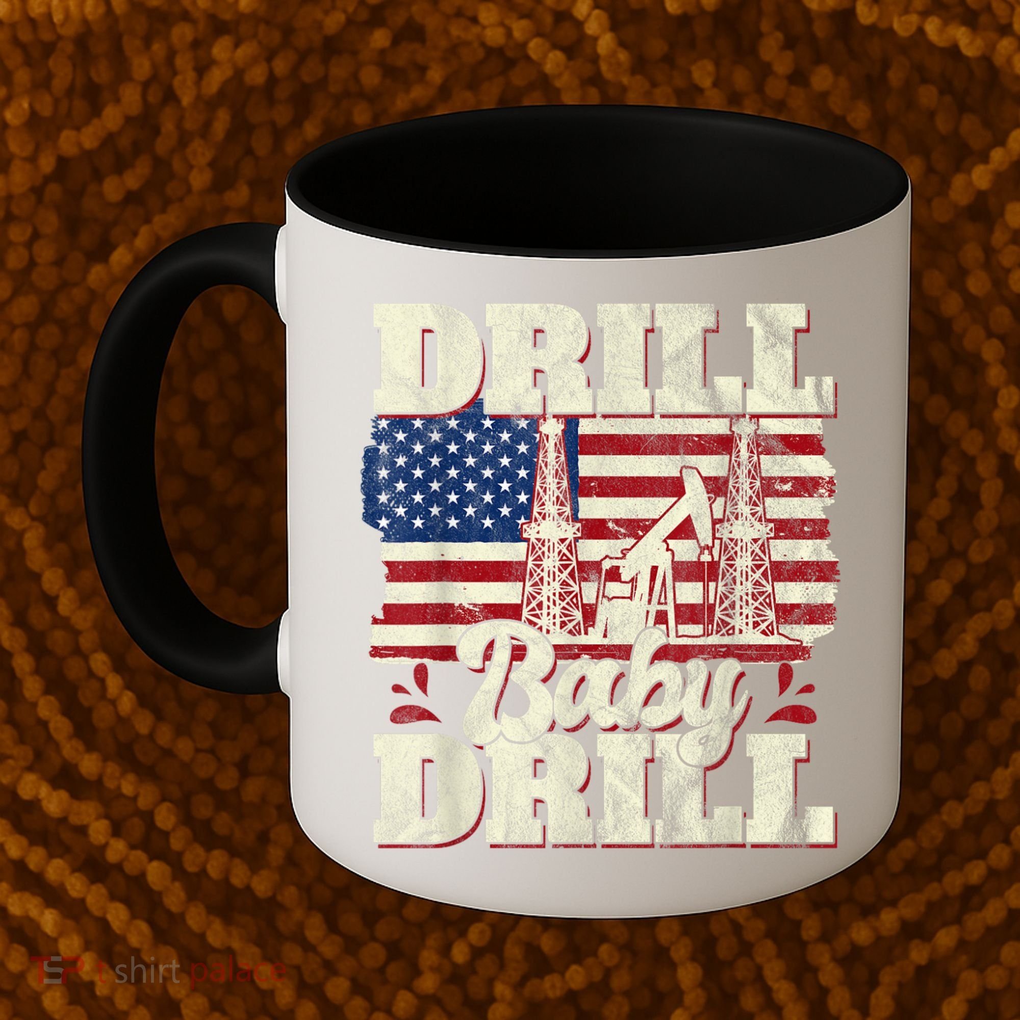 Red Trump Trump 2024 Drill Baby Drill Election Red Coffee Mug