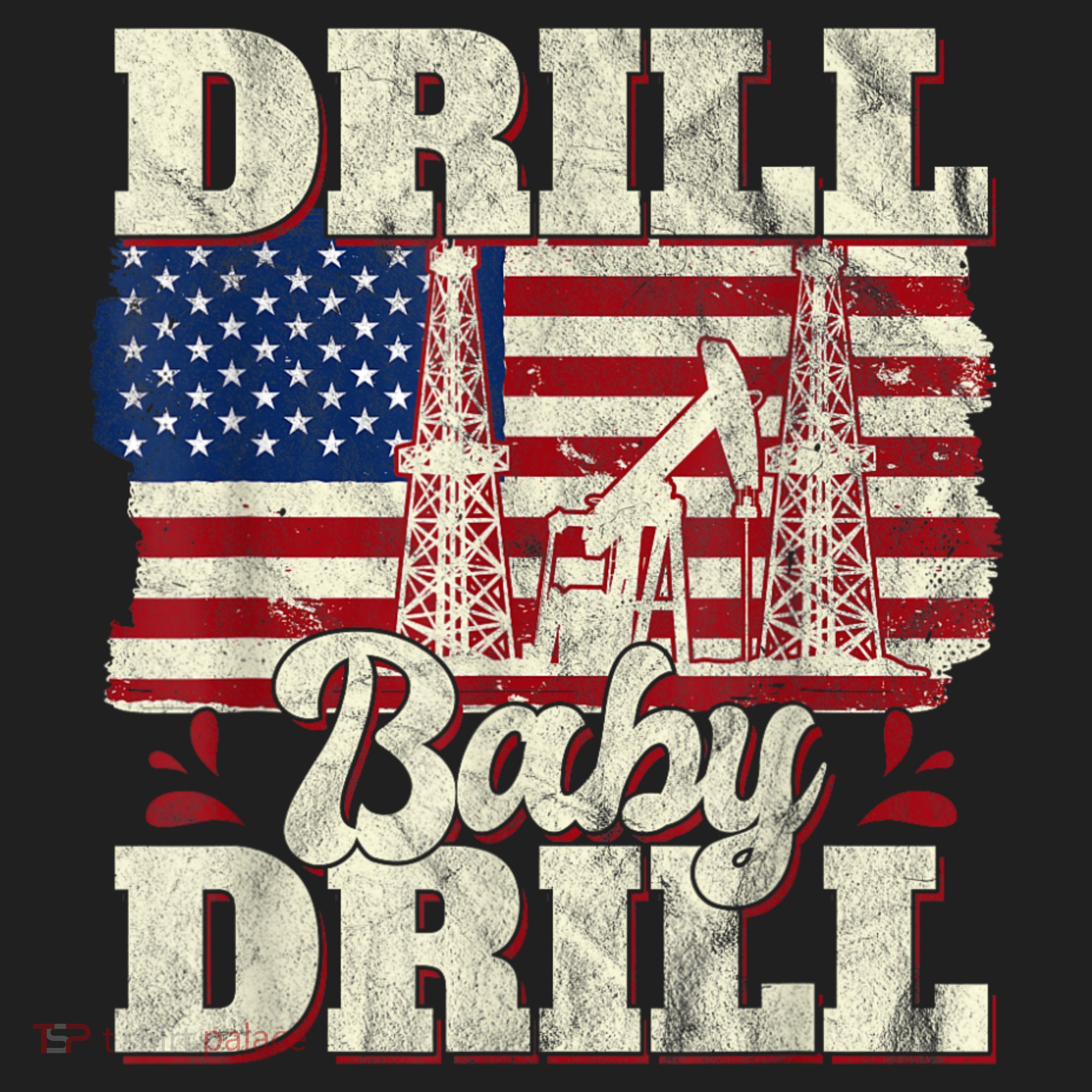 Red Trump Trump 2024 Drill Baby Drill Election Red Beanie
