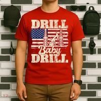 Red Trump Trump 2024 Drill Baby Drill Election Red T-Shirt thumb 6