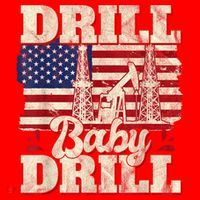 Red Trump Trump 2024 Drill Baby Drill Election Red T-Shirt thumb 7