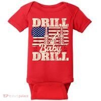 Red Trump Trump 2024 Drill Baby Drill Election Red Baby Bodysuit thumb 0